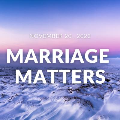 Marriage Matters