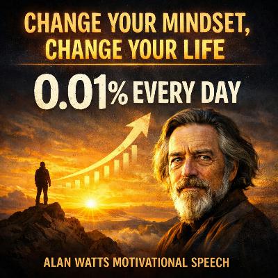Change Your Mindset, Change Your Life – 0.01% Every Day - Alan Watts Motivational Speech