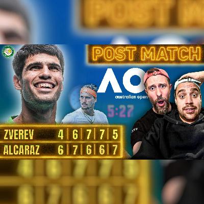 Alcaraz Wins DRAMATIC 5 Set Match 🤯 | Australian Open 2026 Semi Final Post Match Reaction