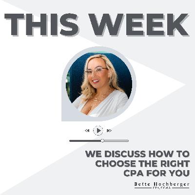 How to Choose the Right CPA for You