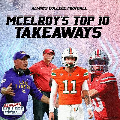 McElroy’s Top 10 Takeaways from Week 1 | Always College Football