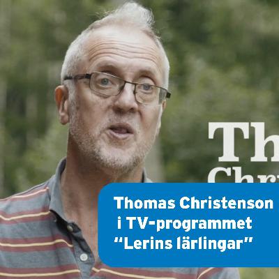 Samhall-konstnären Thomas gör TV-debut