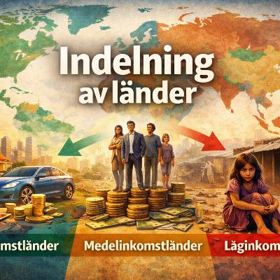 32 Geografi - Välstånd och fattigdom: Indelning av länder