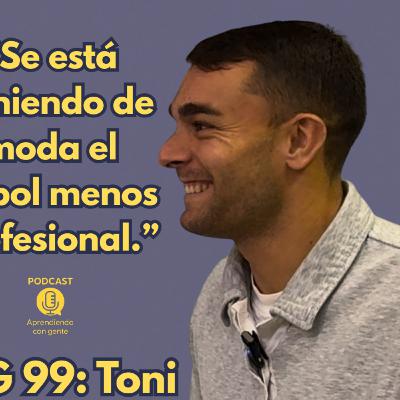 ACG 99: El otro lado del fútbol: trabajo, pasión y sacrificio | Con Toni (Atlético Saguntino) ACG 99: El otro lado del fútbol: trabajo, pasión y sacrificio | Con Toni (Atlético Saguntino)
