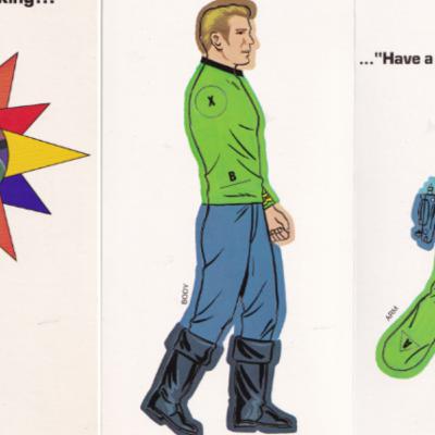 Captain Kirk Random House Birthday Card