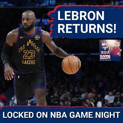 GAME NIGHT: LeBron James Makes His Season DEBUT As Lakers Beat Jazz! | Pistons Win 11th STRAIGHT GAME!