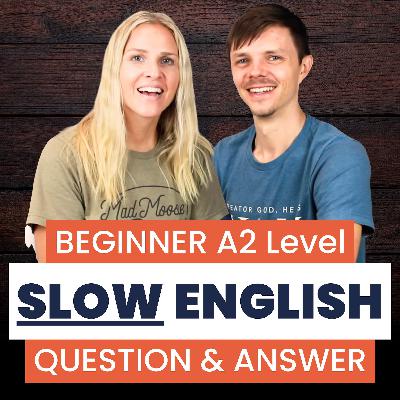 Slow Basic English Conversation with Camille & Calvin (A2 Level English) Slow Basic English Conversation with Camille & Calvin (A2 Level English)