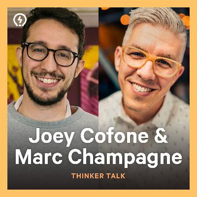 Thinker Talk: Bringing books to life — with Joey Cofone & Marc Champagne