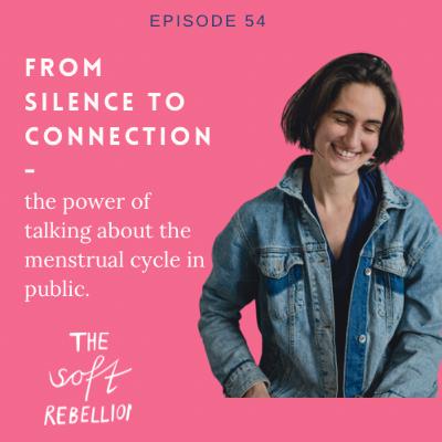 From silence to connection - the power of talking about the menstrual cycle in public. From silence to connection - the power of talking about the menstrual cycle in public.