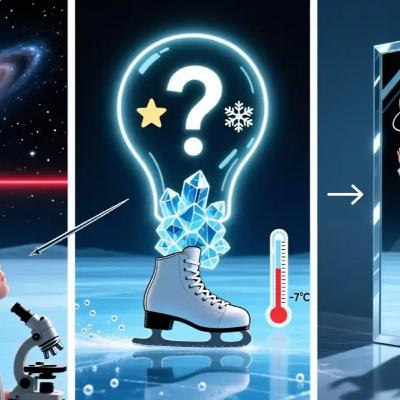 Why the night sky is dark, ice is slippery, and mirrors seem to lie