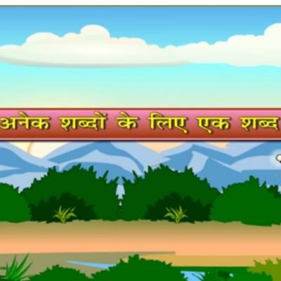 Anek shabd ke lite ek shabd