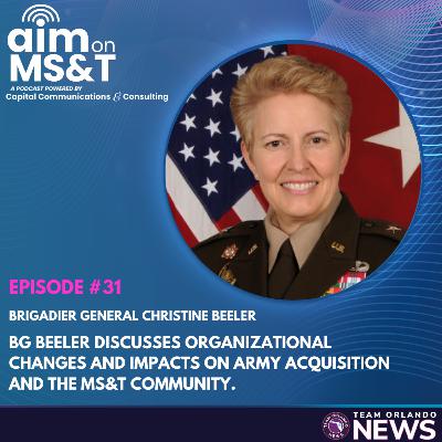 BG Beeler Discusses Organizational Changes and Impacts on Army Acquisition and the MS&T Community.