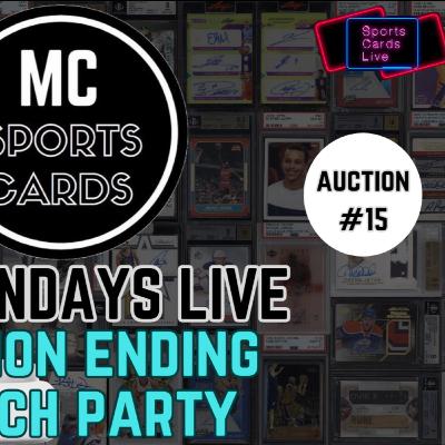 MC Mondays Live | Sports Cards Auction #15 Watch Party | Oct 30 2023