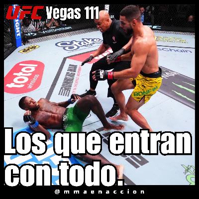 529 UFC Vegas 111 Bonfim vs Brown - Los que entran con todo 529 UFC Vegas 111 Bonfim vs Brown - Los que entran con todo