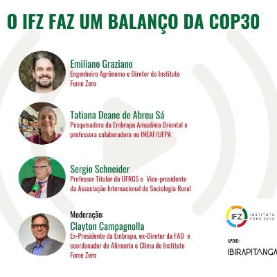 O IFZ faz um balanço da COP30 O IFZ faz um balanço da COP30