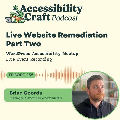 Live Website Remediation Part Two with Brian Coords Live Website Remediation Part Two with Brian Coords