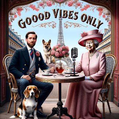 Having tea with the queen