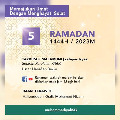 SEJARAH PERALIHAN KIBLAT | Ustaz Hanafiah Budin