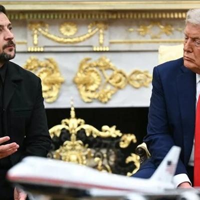 Trump &  Zelensky  meet in Washington