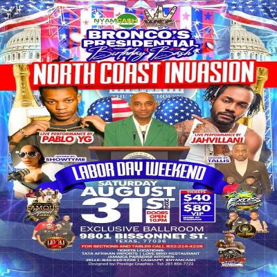 EXCESS GLOBAL [DJ JUNKY X BLACKA DAVE] - BRONCO BIRTHDAY BASH (NORTHCOAST INVASION) LIVE AUDIO