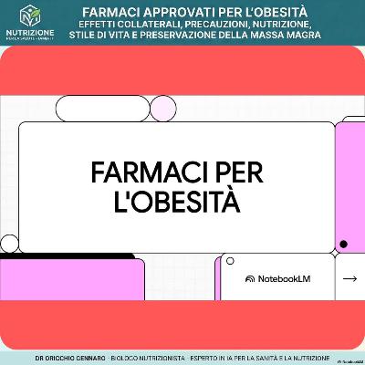 #018-26 FARMACI PER L’OBESITÀ E STIEL DI VITA