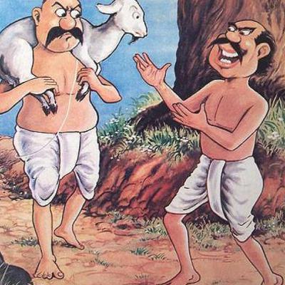 एक आदमी और तीन ठग | Short Stories For Kids In Hindi