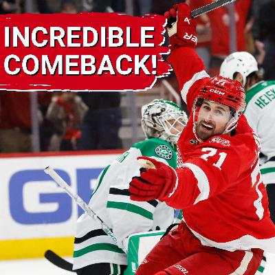 Dylan Larkin caps off INCREDIBLE comeback over the Dallas Stars Dylan Larkin caps off INCREDIBLE comeback over the Dallas Stars