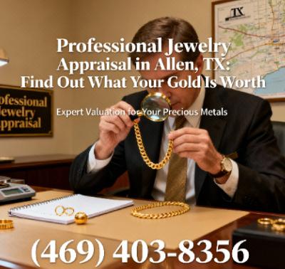 Professional Jewelry Appraisal in Allen, TX — Find Out What Your Gold Is Worth