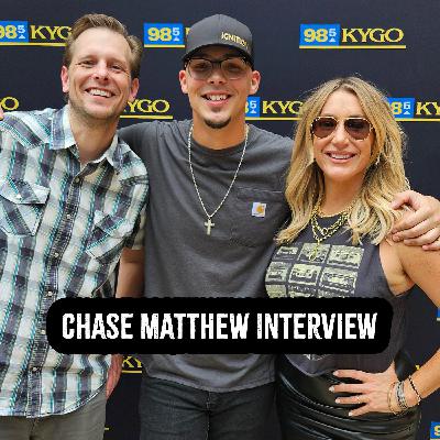 Interview: Chase Matthew joined Tracy & Fizz to announce his new show coming to Ogden theater on December 4th!