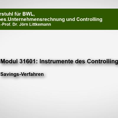 Savings-Verfahren: Tourenplanung