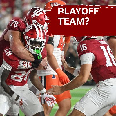 PLAYOFF BOUND: Indiana Football DESERVES to be in the CFP discussion after DESTROYING Illinois