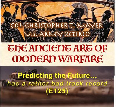 Predicting the future...has a rather bad track record (E125) Predicting the future...has a rather bad track record (E125)