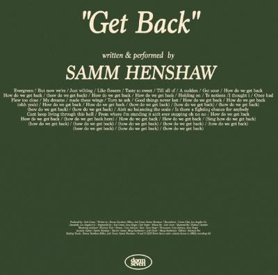 Get Back / Samm Henshaw