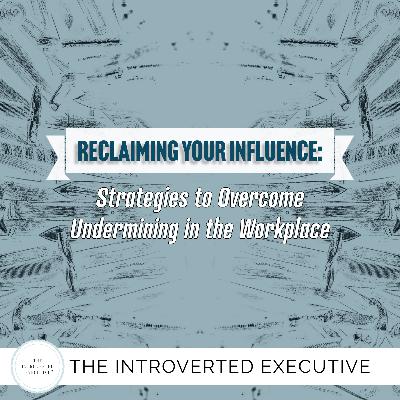 How to reclaim influence when undermined