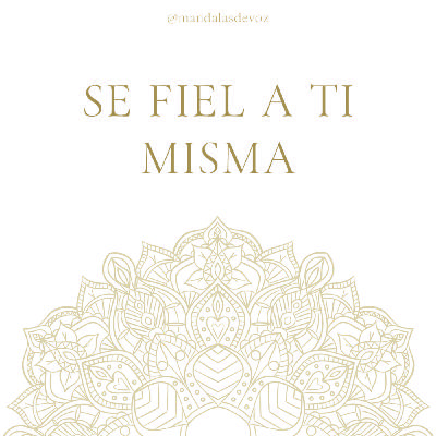 MEDITACIÓN BREVE GUIADA · "Sé FIEL a ti misma"