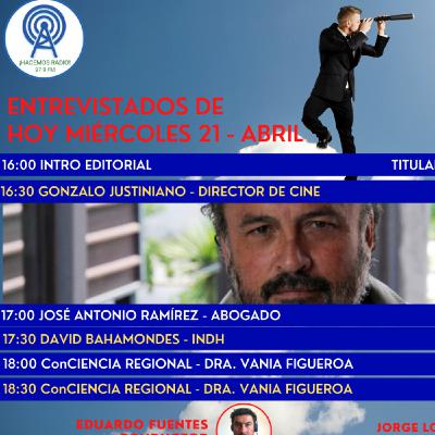 Gonzalo Justiniano, director de cine. Instituto de Altos Estudios Audiovisuales. UOH