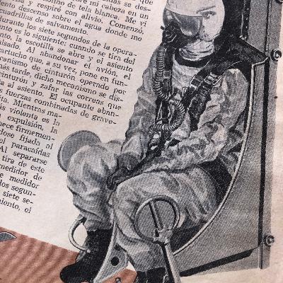 El primer piloto que probó los asientos eyectables