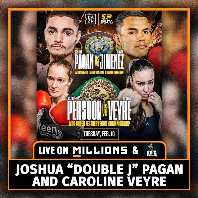 KO3C : Joshua Double J Pagan and Caroline Veyre talk World Title fights February 10th !