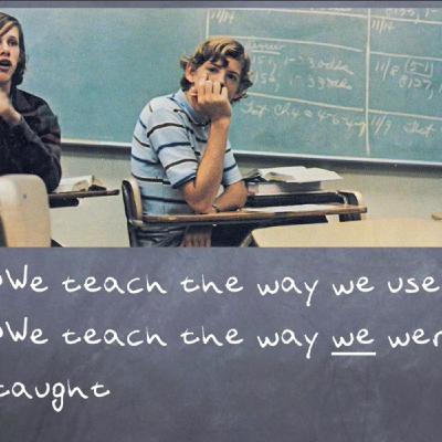 I teach, therefore you learn... or do you? I teach, therefore you learn... or do you?