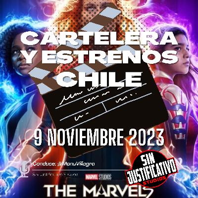 Cartelera y Estrenos Chile - 9 de Noviembre 2023: The Marvels, Juega o Muere, Suzume y más