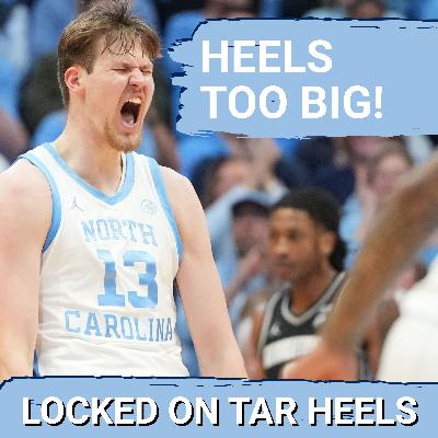 REACTION: UNC Tar Heels TOO BIG FOR Georgetown Hoyas | Double-Doubles AGAIN for Wilson, Veesaar