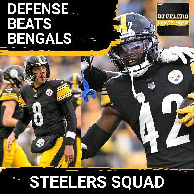 STEELERS SQUAD SHOW: POSTGAME REACTION - D comes up big in a win over the Bengals but Rodgers hurt