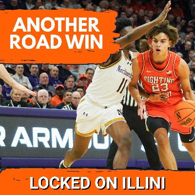 LIVE POSTGAME: Keaton, Tomi Take Over as Illini Finally Win Game at Northwestern | Illini Podcast LIVE POSTGAME: Keaton, Tomi Take Over as Illini Finally Win Game at Northwestern | Illini Podcast