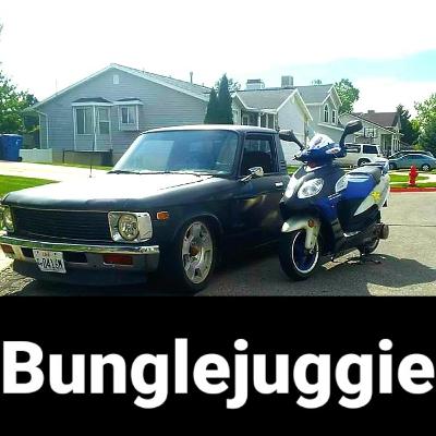 Muscle cars, motorcycles and power wheelers? Bunglejuggies Dusty is here for cheap fun.