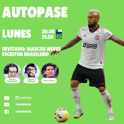 Marcos Neves en Autopase, escritor brasilero, fanático del Flamengo, conversamos de Vidal