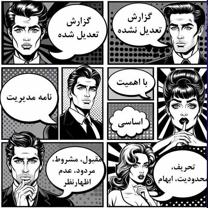انواع گزارش حسابرس