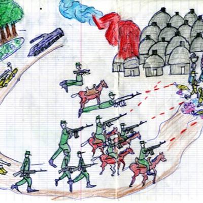 Episode #4 Children’s Drawings of the Genocide in Darfur: a chat with writer Barnabas Balint Episode #4 Children’s Drawings of the Genocide in Darfur: a chat with writer Barnabas Balint