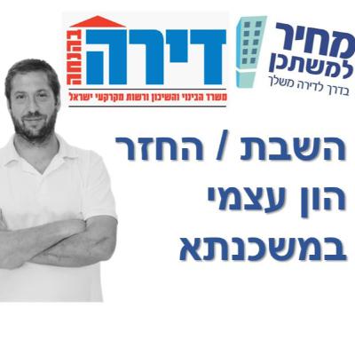 פרק מספר 63 - מחיר למשתכן / דירה בהנחה - השבת הון עצמי / החזר הון עצמי במשכנתא