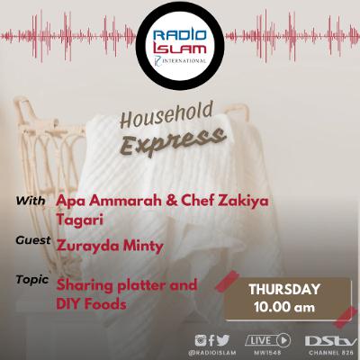 Household Express: Sharing Platter and DIY Foods: Zurayda Minty