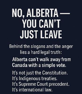 No, Alberta: You Can't Just Leave